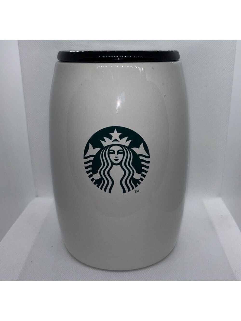 STARBUCKS Ceramic Mermaid Logo Hermetic Lid Storage Canister